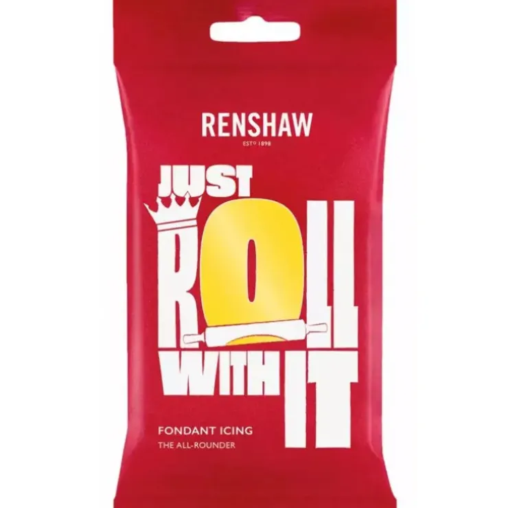 Cerf Dellier Pâte à sucre jaune Renshaw 250 g Online