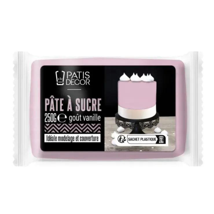 Cerf Dellier Pâte à sucre lilas 250 g - DDM 11/2024 Best