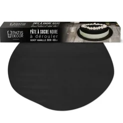 Cerf Dellier Pâte à sucre noire étalée Discount