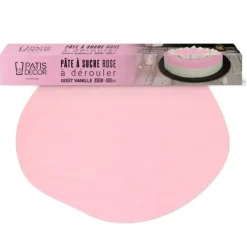 Cerf Dellier Pâte à sucre rose étalée Clearance