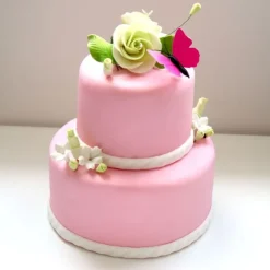 Cerf Dellier Pâte à sucre rose étalée Clearance