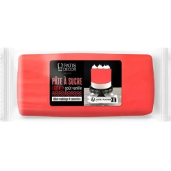 Cerf Dellier Pâte à sucre rouge 1 kg Sale