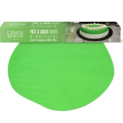 Cerf Dellier Pâte à sucre verte étalée - DDM 11/24 Clearance
