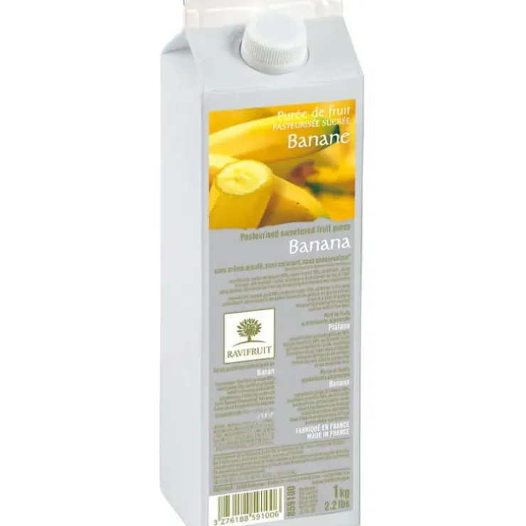 Cerf Dellier Purée de banane Ravifruit 1 kg Discount