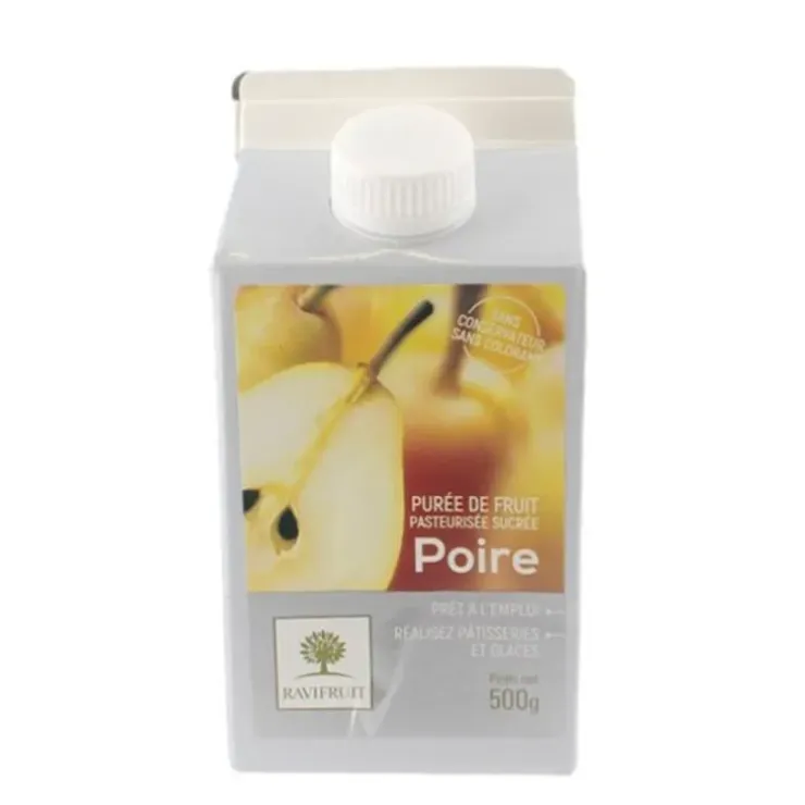 Cerf Dellier Purée de poire Ravifruit 500 g - DDM 01/25 Best