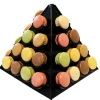 Cerf Dellier Pyramide à macarons noire Hot