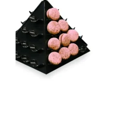 Cerf Dellier Pyramide à macarons noire Hot