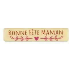 Cerf Dellier Rectangle Chocolat blanc Bonne Fête Maman (x66) Hot