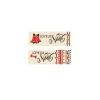 Cerf Dellier Rectangles Joyeuses Noël rouge assortis chocolat blanc (x80) Sale