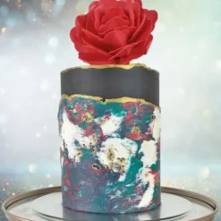 Cerf Dellier Rose rouge géante azyme New