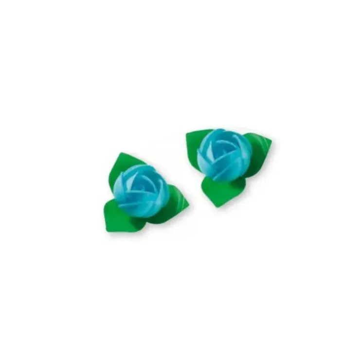 Cerf Dellier Roses bleues avec feuilles x10 Sale