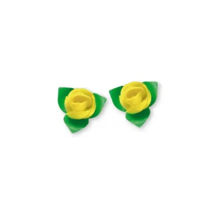 Cerf Dellier Roses jaunes avec feuilles x10 Best