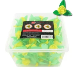 Cerf Dellier Roses jaunes et feuilles en azyme (x80) Clearance