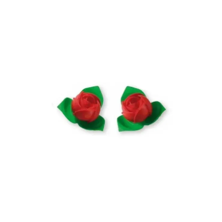 Cerf Dellier Roses rouges avec feuilles (x10) Online