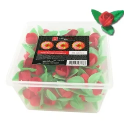Cerf Dellier Roses rouges et feuilles en azyme (x80) Discount