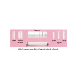 Cerf Dellier Rouleau décor rubans pâte à sucre Patisdecor Hot