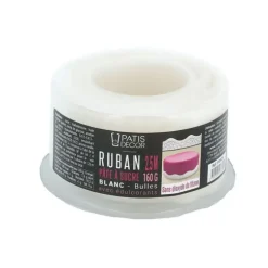 Cerf Dellier Ruban pâte à sucre bulles h 3 cm (2,5 m) Best