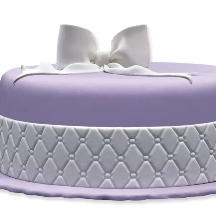 Cerf Dellier Ruban pâte à sucre matelassé h 5 cm (1,25 m) Clearance