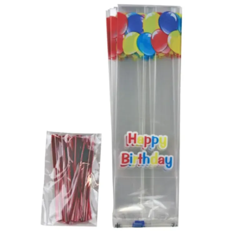 Cerf Dellier Sachets Happy Birthday fond plat + liens (x25) New