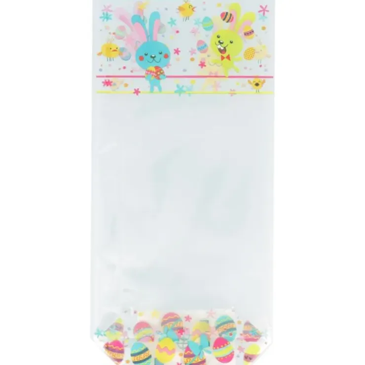 Cerf Dellier Sachets polypro Lapins de Pâques + liens 10 x 22 cm (x5) Best
