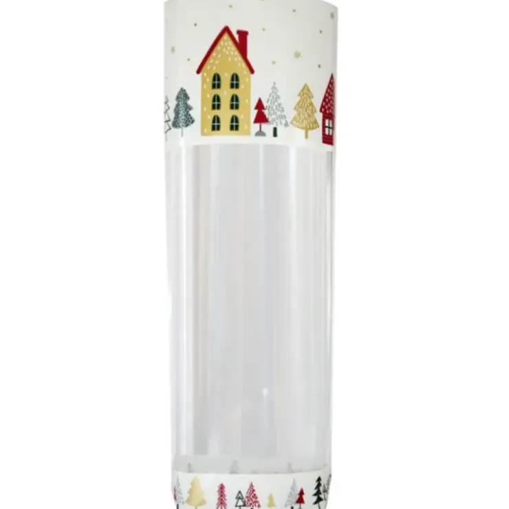 Cerf Dellier Sachets polypro Village de Noël 10 x 22 cm (x5) Discount