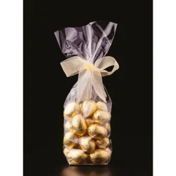 Cerf Dellier Sachets polypropylène 12 x 26cm fond carton + liens (x10) Best