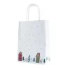 Cerf Dellier Sacs papier village de Noël (x25) Clearance