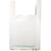 Cerf Dellier Sacs plastique bretelles blancs "Réutilisables" (x500) Hot