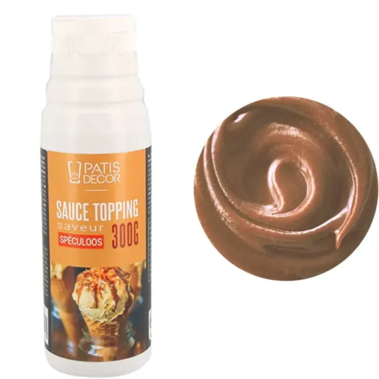 Cerf Dellier Sauce topping saveur spéculoos 300g Discount