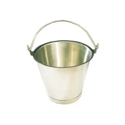 Cerf Dellier Seau inox  gradué avec socle de renfort 12 L Online