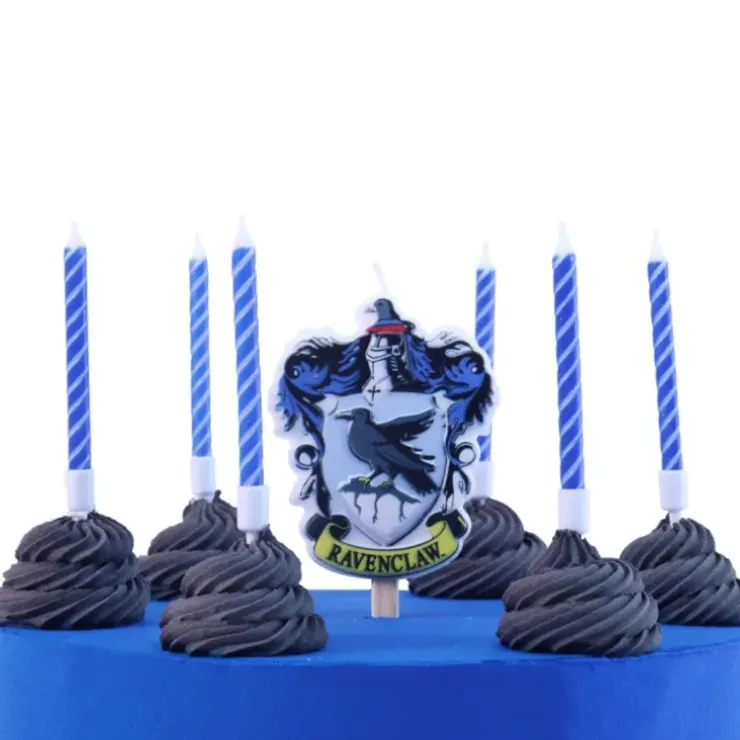Cerf Dellier Set de 7 bougies d'anniversaire Serdaigle Harry Potter New