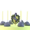 Cerf Dellier Set de 7 bougies d'anniversaire Poufsouffle Harry Potter