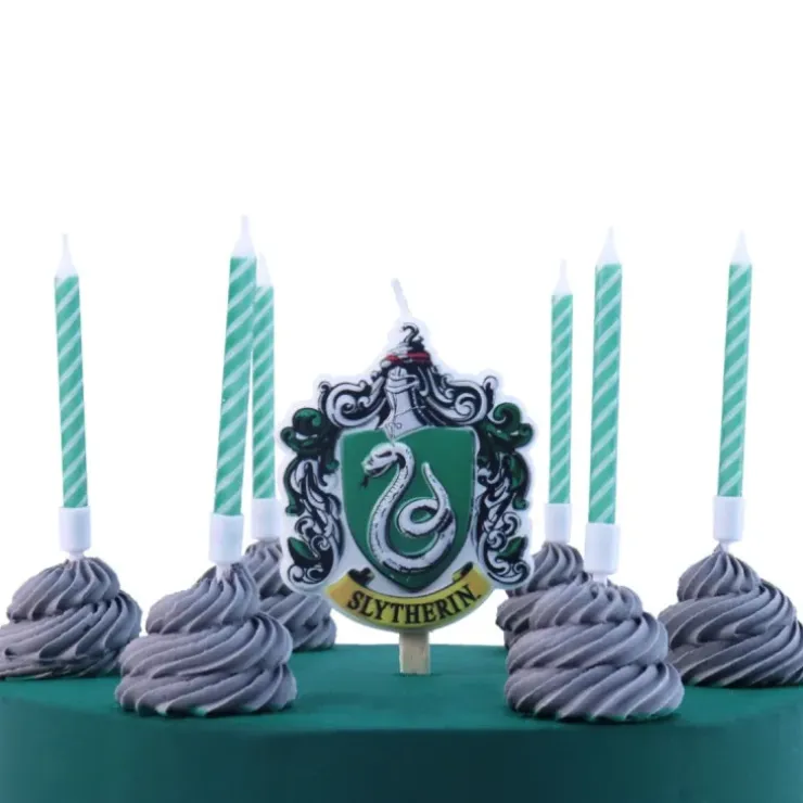 Cerf Dellier Set de 7 bougies d'anniversaire Serpentard Harry Potter Online