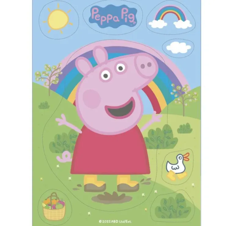 Cerf Dellier Silhouettes en azyme Peppa Pig Hot