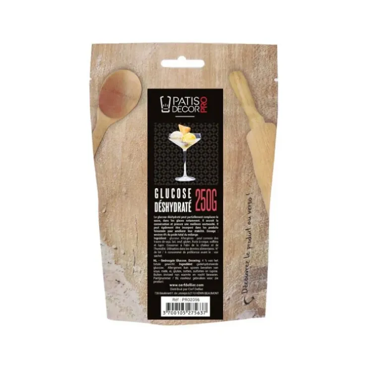 Cerf Dellier Sirop de Glucose déshydraté 250 g New
