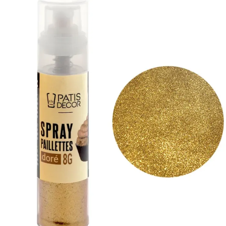Cerf Dellier Spray de paillettes doré - 8 g Best