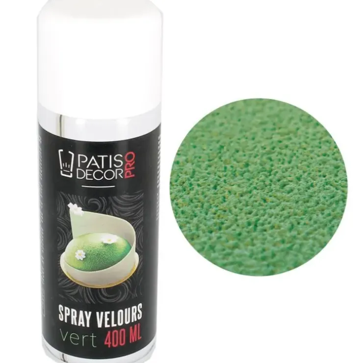 Cerf Dellier Spray effet velours Vert 400 ml New