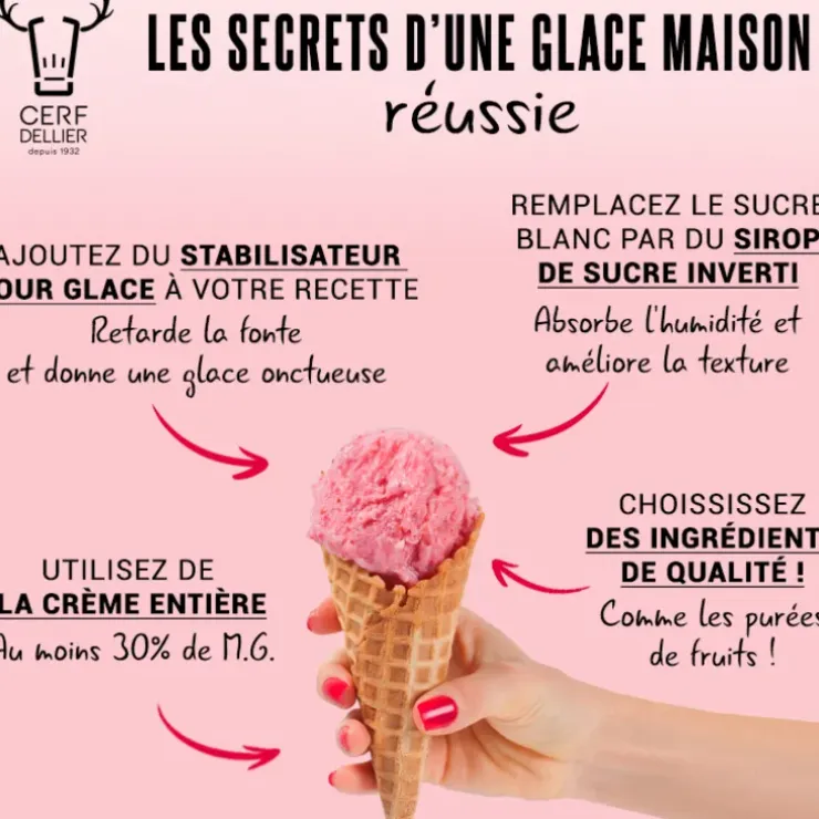 Cerf Dellier Stabilisateur pour glace 125 g