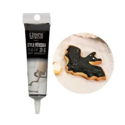 Cerf Dellier Stylo pâtissier noir goût chocolat Discount