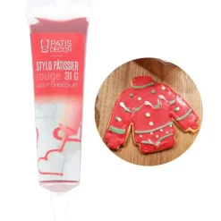 Cerf Dellier Stylo pâtissier rouge goût chocolat Best