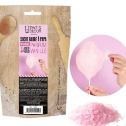 Cerf Dellier Sucre barbe à papa Vanille 400 g Sale
