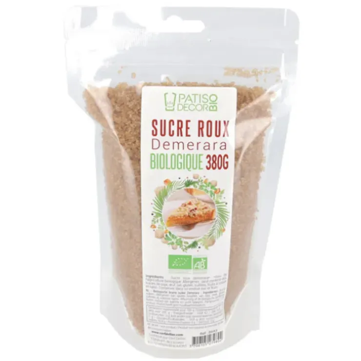 Cerf Dellier Sucre roux Demerara Bio 380 g