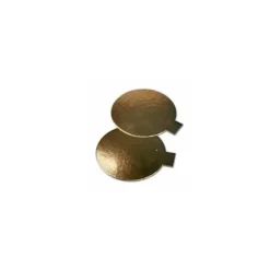 Cerf Dellier Support carton rond or individuel 8 cm (x 200) Best