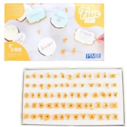 Cerf Dellier Tampons embosseurs alphabet Fun Fonts PME (x66)