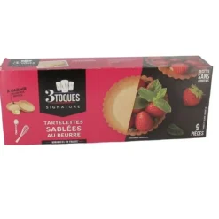 Cerf Dellier Tartelettes sablées au beurre (x9) Best