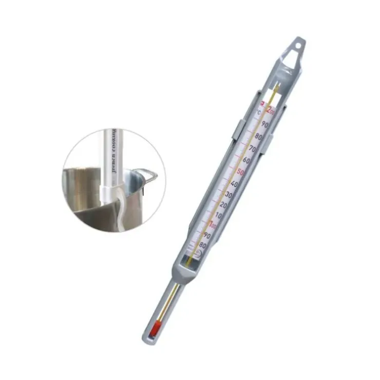 Cerf Dellier Thermomètre confiseur en verre avec gaine de protection +80 +200°C Online