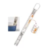 Cerf Dellier Thermomètre confiseur gaine inox +80 +200°C avec zones couleurs Best