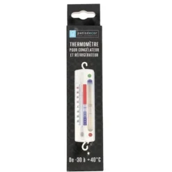 Cerf Dellier Thermomètre frigo et congélateur -30°C +40°C Outlet