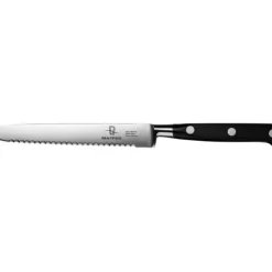 Cerf Dellier Tradition couteau à tomates micro denté forgé monobloc 13 cm New