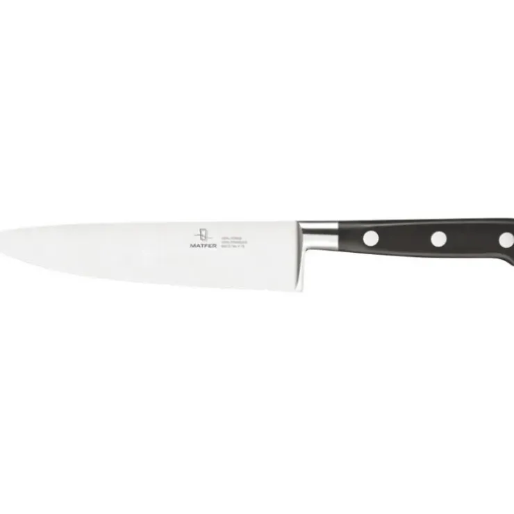 Cerf Dellier Tradition couteau de cuisine forgé monobloc inox 15 cm Outlet